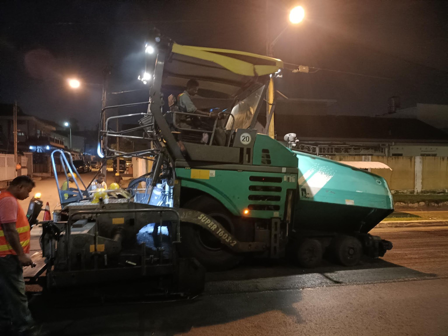 Sai CT Road Works asphalt paving project